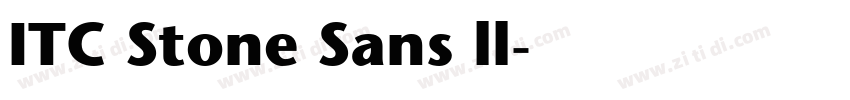 ITC Stone Sans ll字体转换